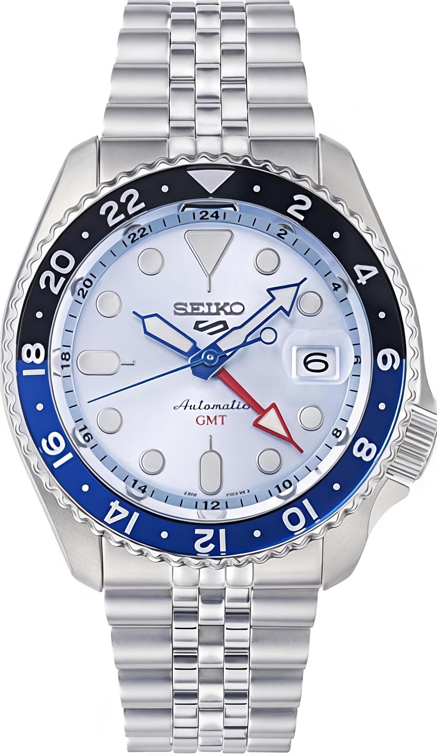 Seiko Automatic GMT – Stainless Steel Bracelet Watch
