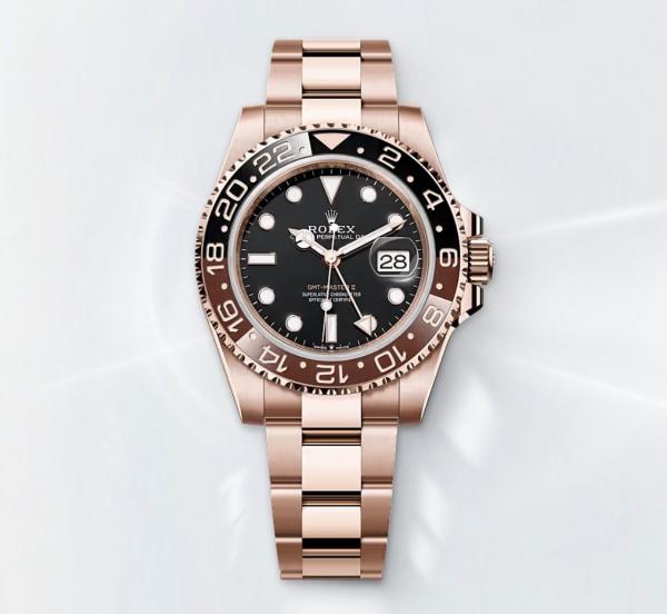 Rol ex Mens Oyster GMT Master 2 Root Beer Date Heavy Quality