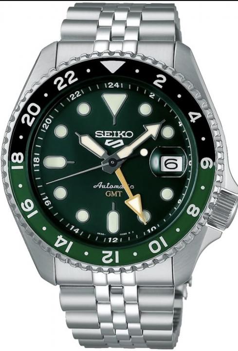 Seiko Automatic GMT – Stainless Steel Bracelet Watch