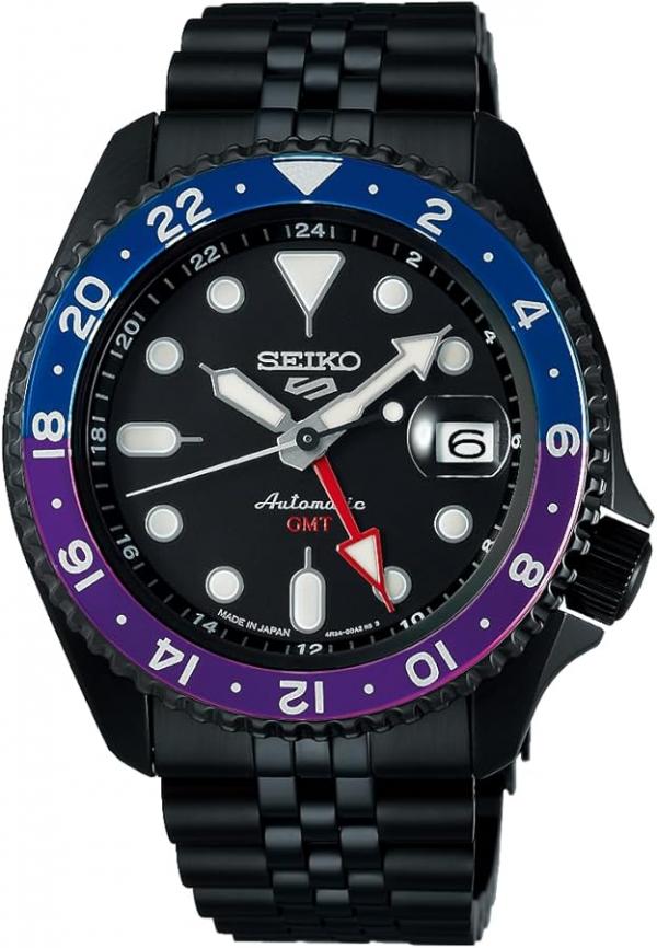 Seiko Automatic GMT – Stainless Steel Bracelet Watch