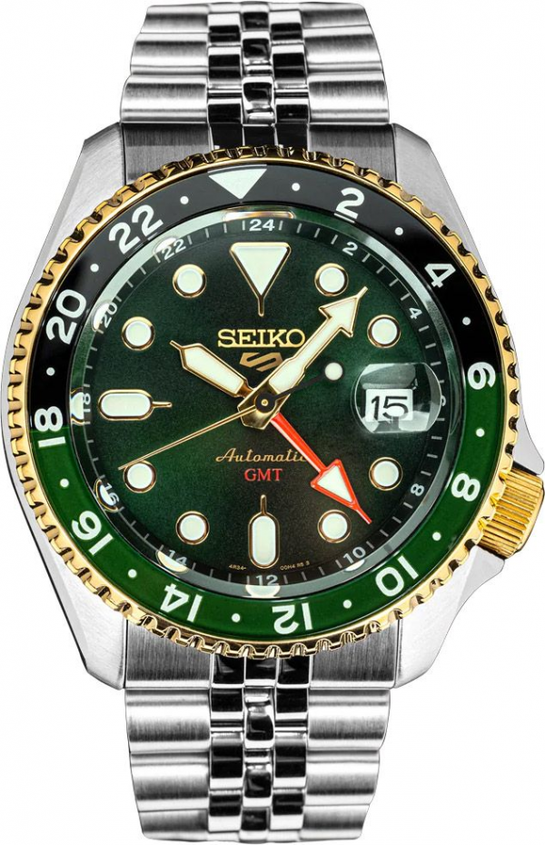 Seiko Automatic GMT – Stainless Steel Bracelet Watch