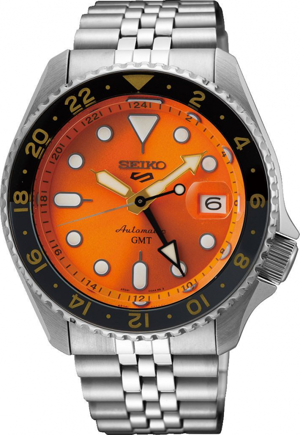 Seiko Automatic GMT – Stainless Steel Bracelet Watch