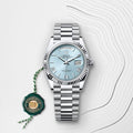 Role x Mens Oyster Day Date Sky Blue Heavy Quality